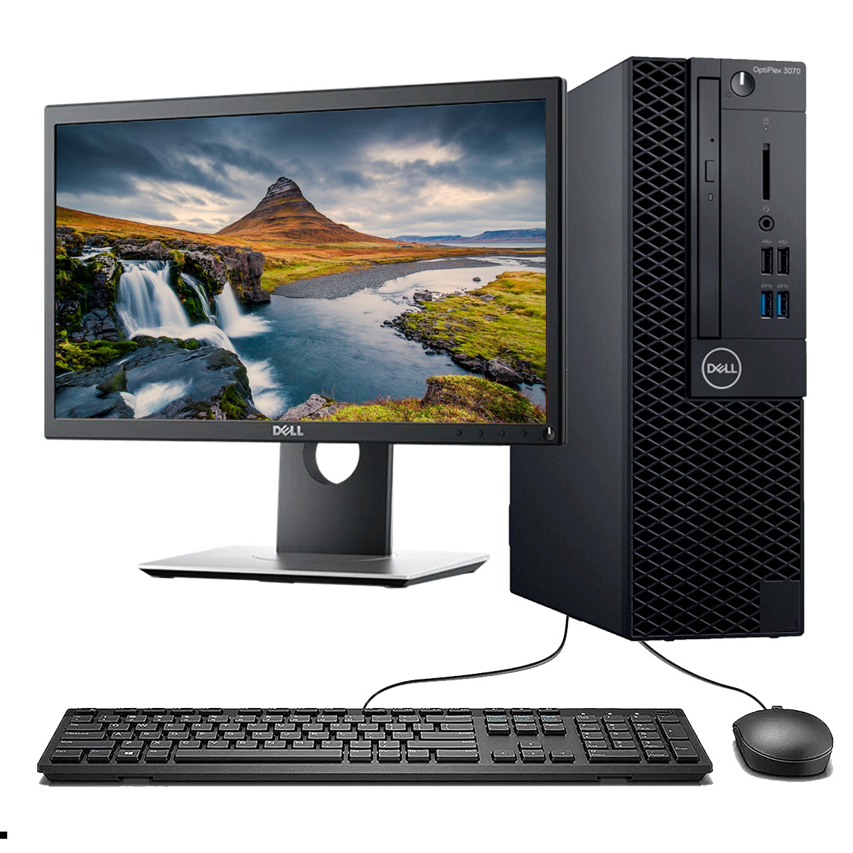 Computador Completo Dell Optiplex 3070 Intel Core i5 9ª Geração RAM 8GB SSD 240GB Monitor 20" Windows 10 Imagem 1