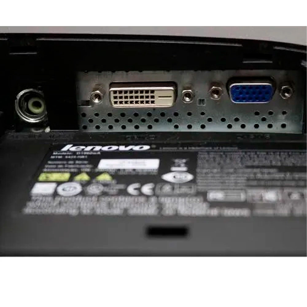Monitor Lenovo LS1921WA 19" WideScreen LCD com Resolução de 1280x1024 Conexões DVI e VGA Imagem 4