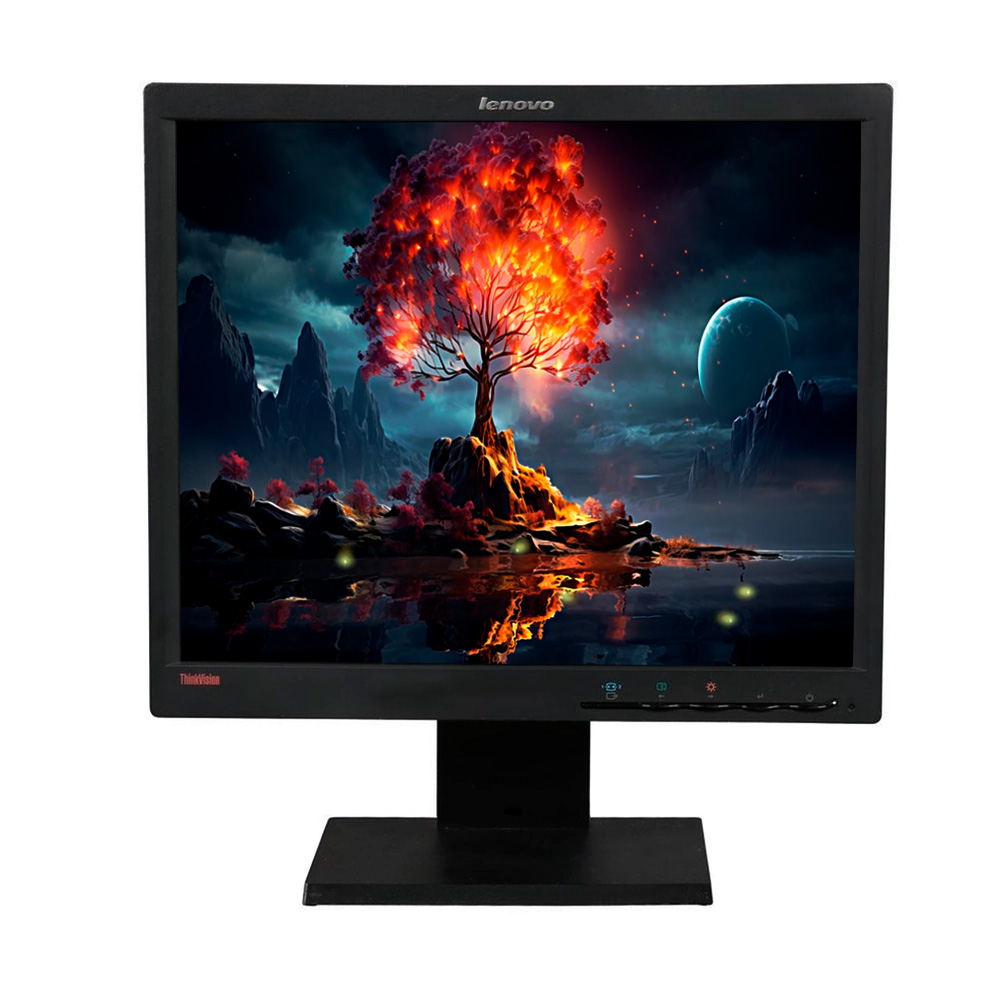 Monitor Lenovo Quadrado L1711PC 17'' LCD com Resolução de 1280x1024 Conexões DVI e VGA Imagem 1