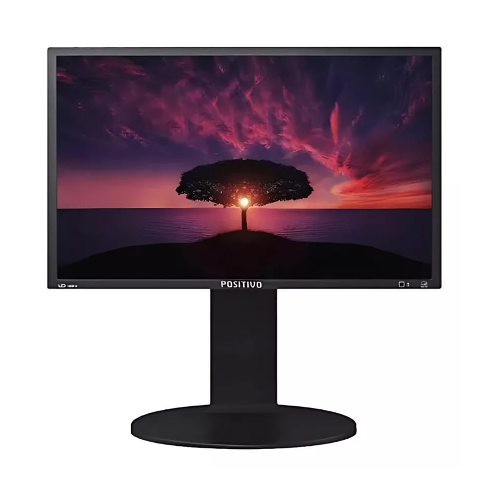 Monitor Positivo 18,5 Polegadas 19EB13P Ajustável Giratória Led Vga Imagem 1