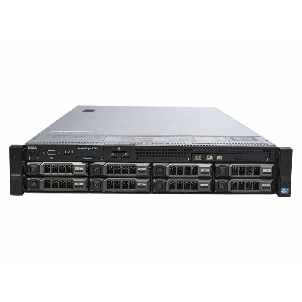Servidor Dell PowerEdge R720 2x Intel Xeon E5-2600 768GB DDR3 ECC 2 HDS SAS 300GB 2x Fontes 750W Redundantes Imagem 1