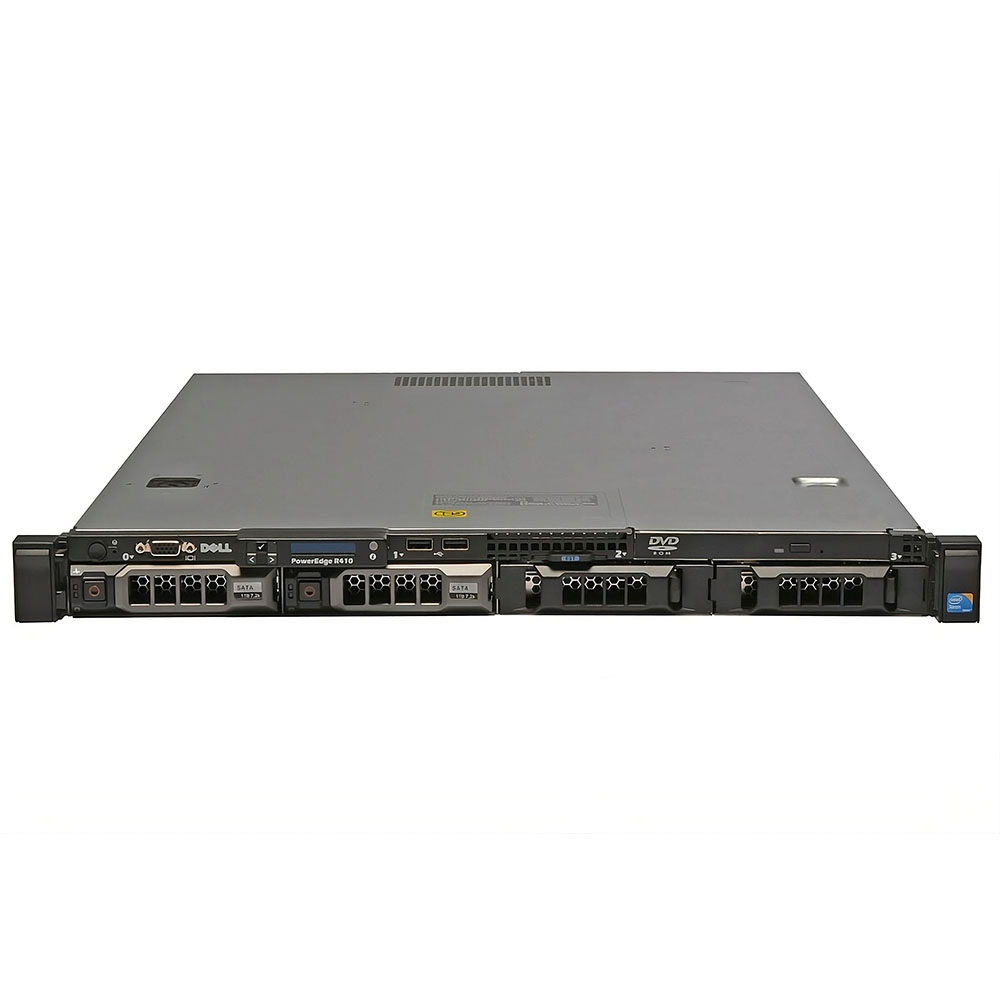 Servidor Dell Poweredge R410 Intel Xeon E5630 4-Core 8GB RAM DDR3 2x HD'S SAS 300GB 2x Fontes 750W Redundantes Imagem 1