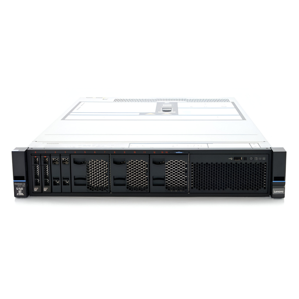 Servidor Lenovo X3650 M5 2x Intel Xeon E5-2620 V3 6-Core 32GB DDR4 ECC 2x HDS SAS 900GB 2x Fontes 750W Redundantes Imagem 1