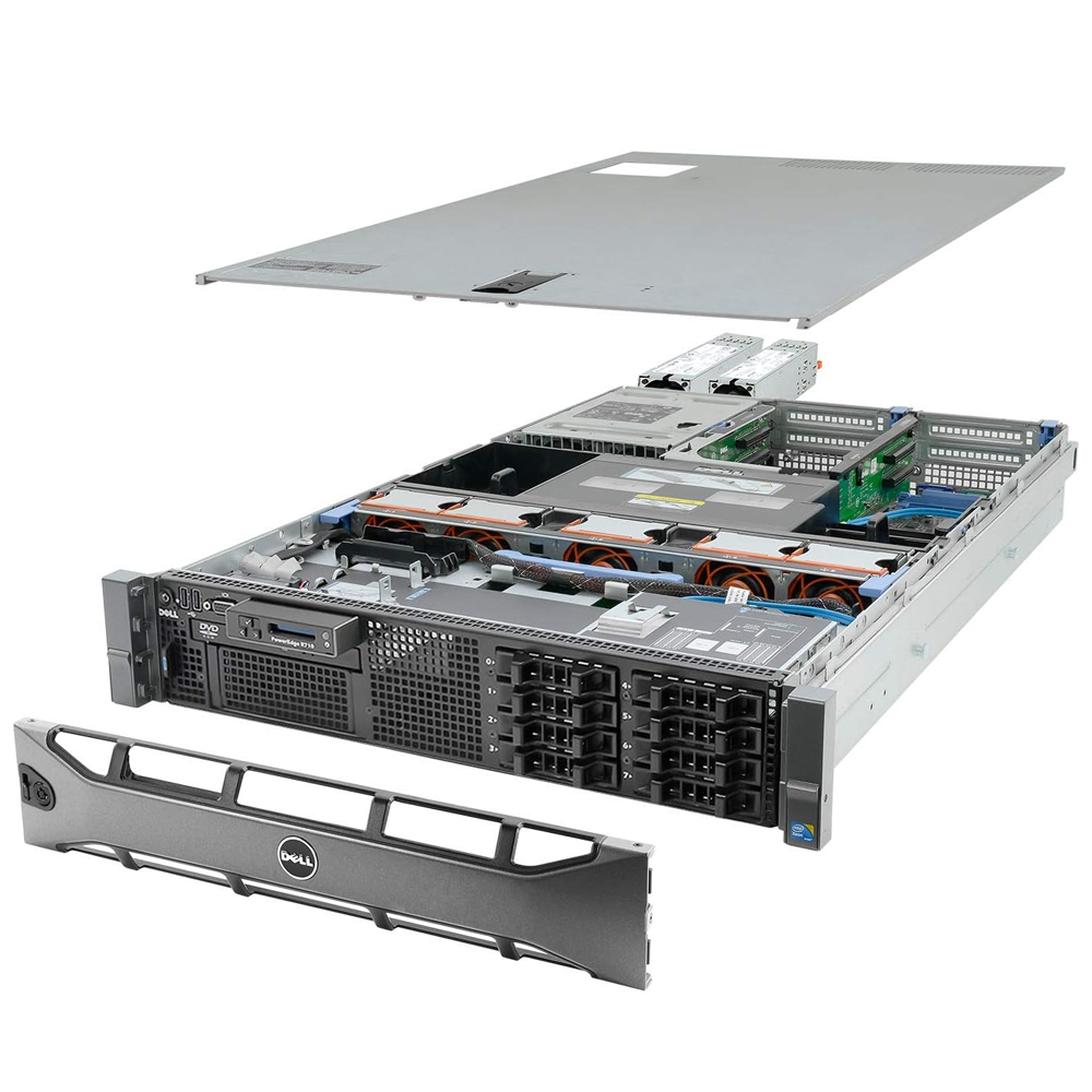 Servidor Dell Poweredge R710 Xeon Quad Core Memória Ram 16gb Hd 300gb Controladora H700 Imagem 2