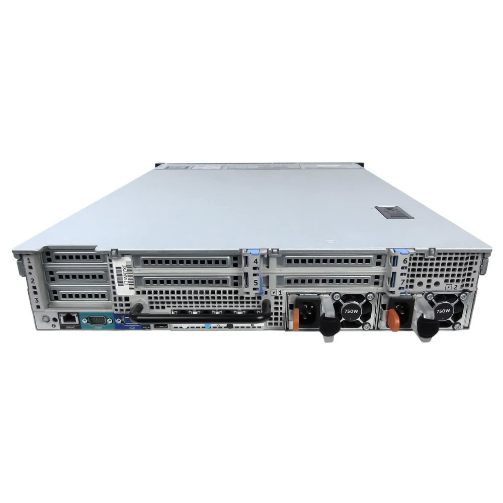 Servidor Dell PowerEdge R720 2x Intel Xeon E5-2600 768GB DDR3 ECC 2 HDS SAS 300GB 2x Fontes 750W Redundantes Imagem 2