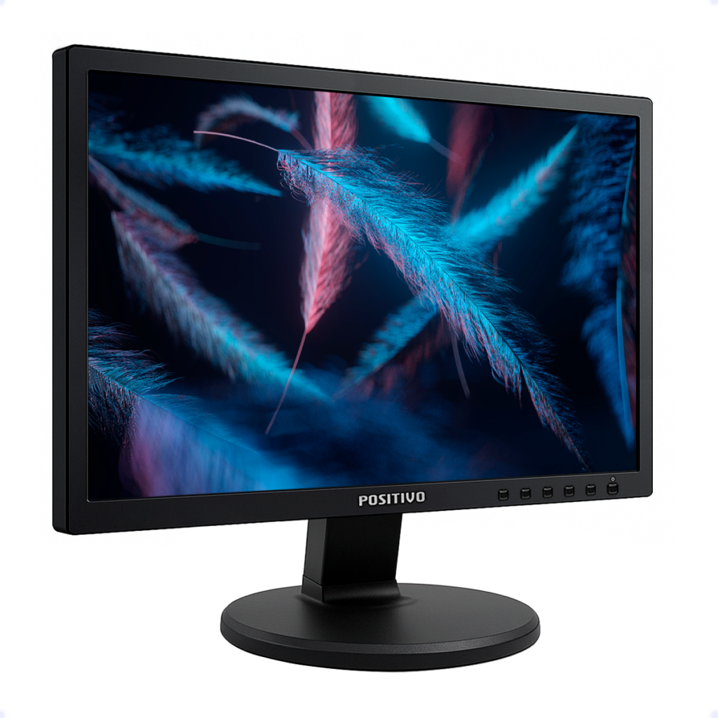 Monitor Itautec 19 Polegadas W196PW Base Ajustável Giratória Led Vga Hdmi Imagem 4